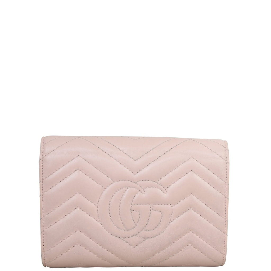 Gucci GG Marmont Matelasse Chain Wallet