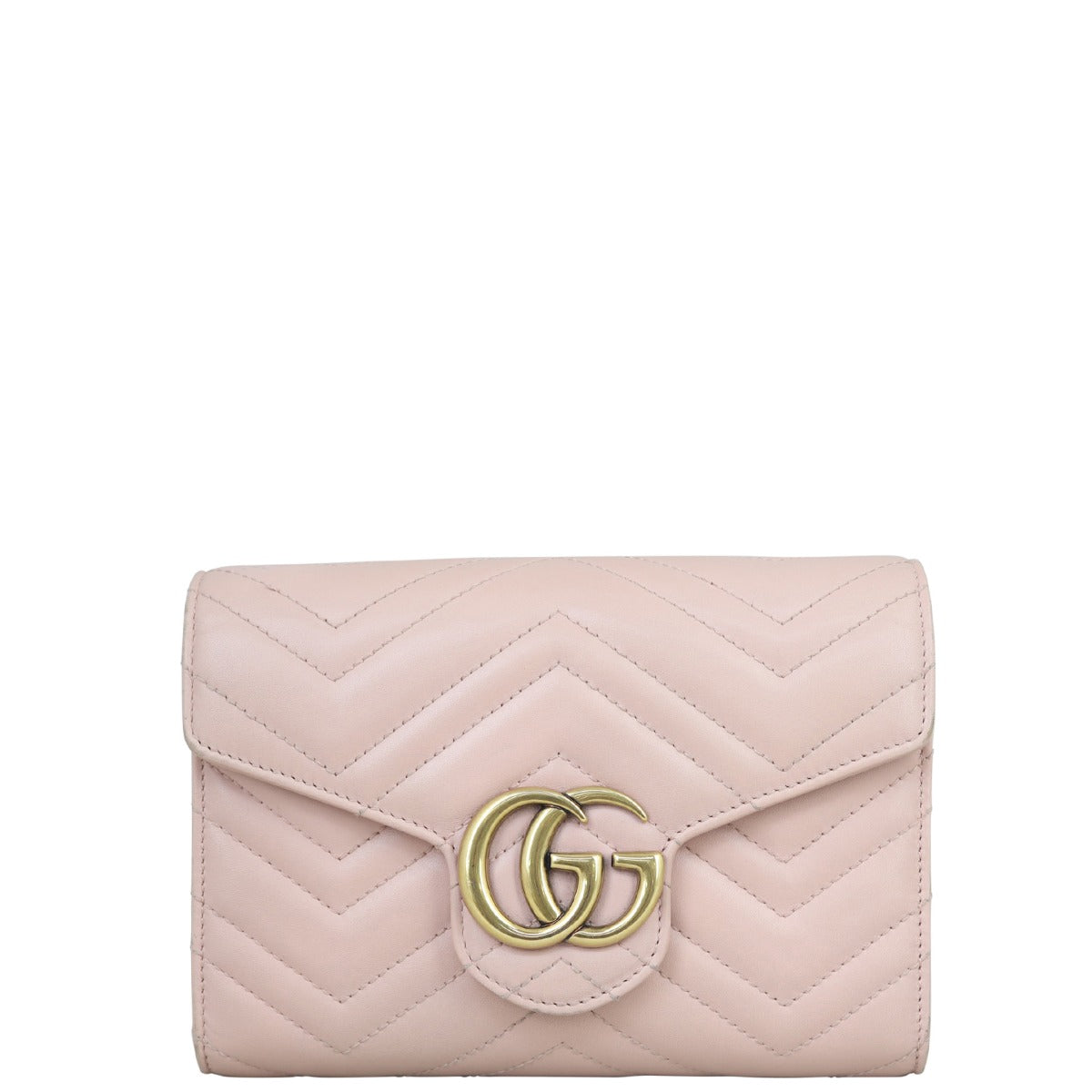 Gucci GG Marmont Matelasse Chain Wallet