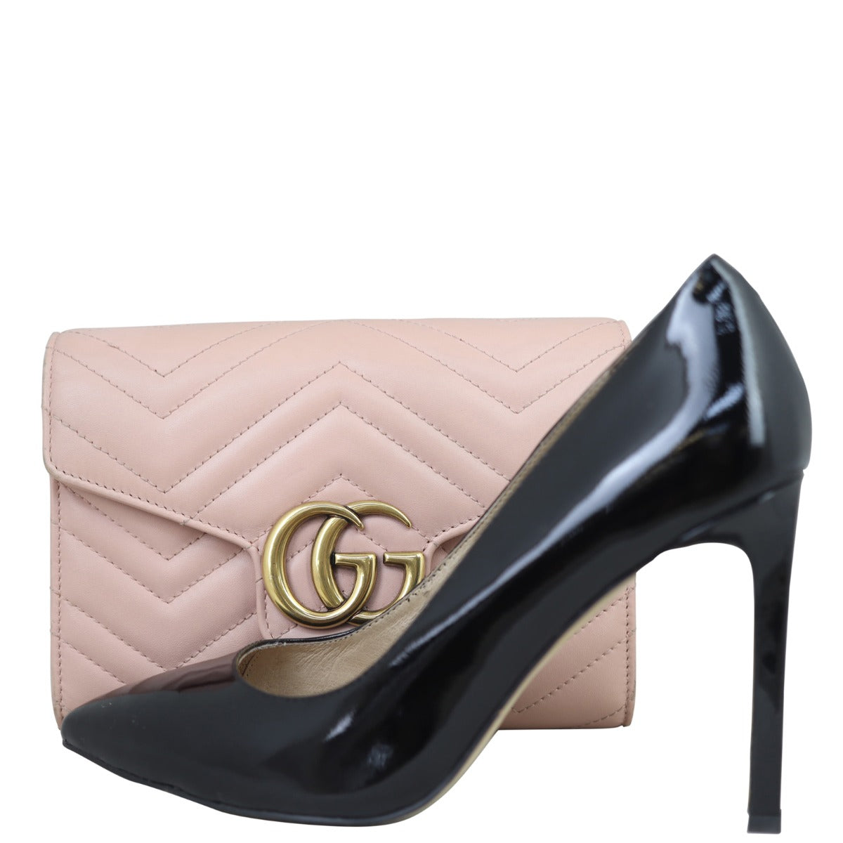 Gucci GG Marmont Matelasse Chain Wallet