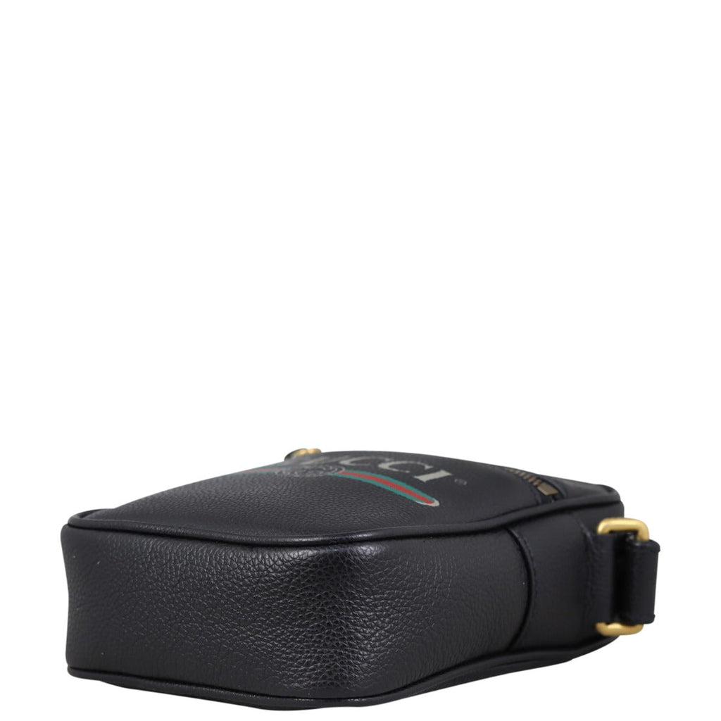 Gucci Logo Print Messenger