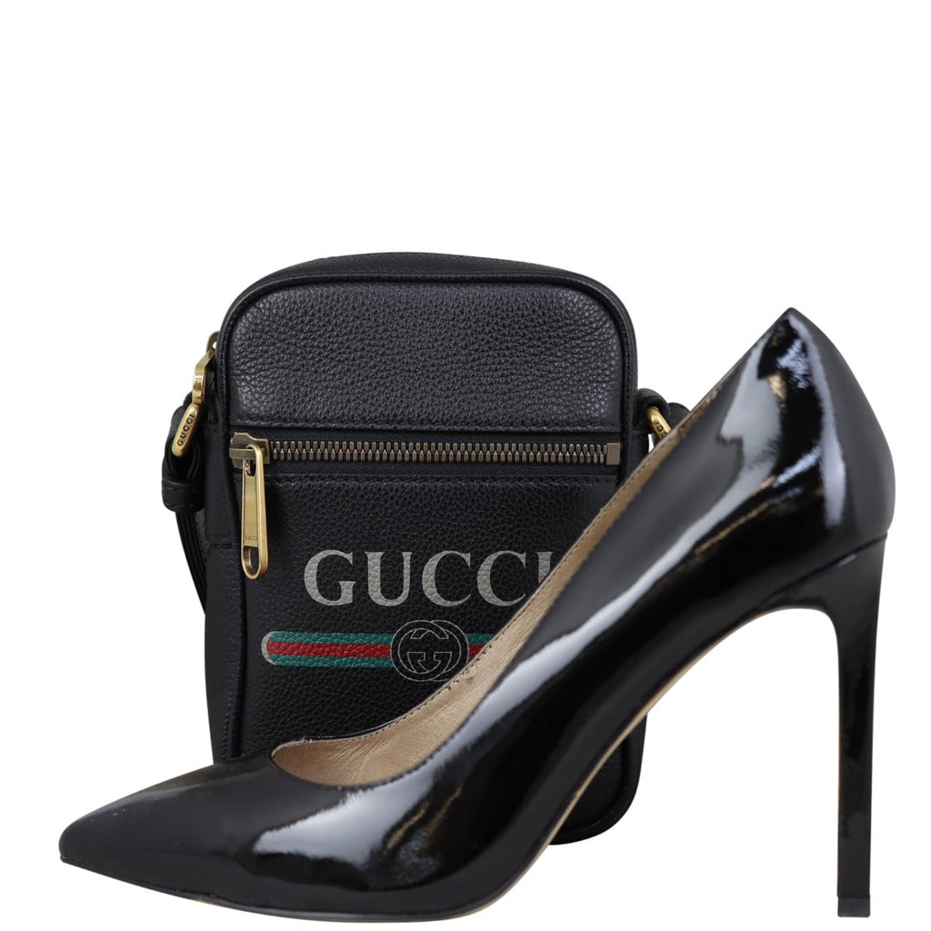 Gucci Logo Print Messenger