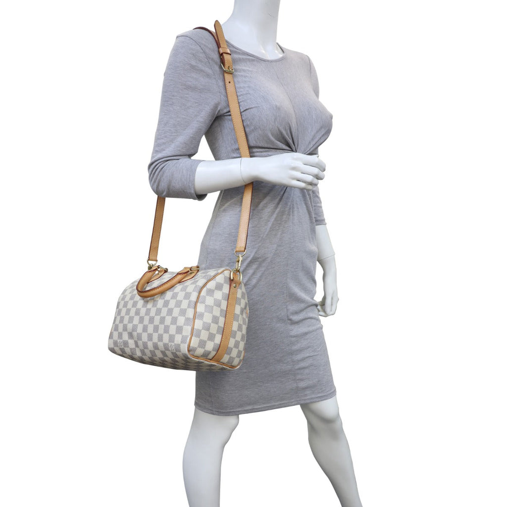 Louis Vuitton Speedy 25 Bandouliere Damier Azur