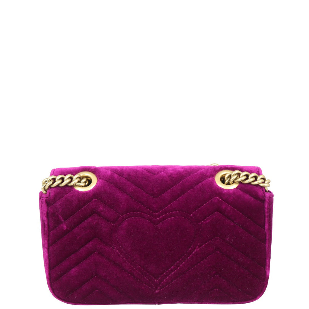 Gucci GG Marmont Velvet Mini Shoulder Bag