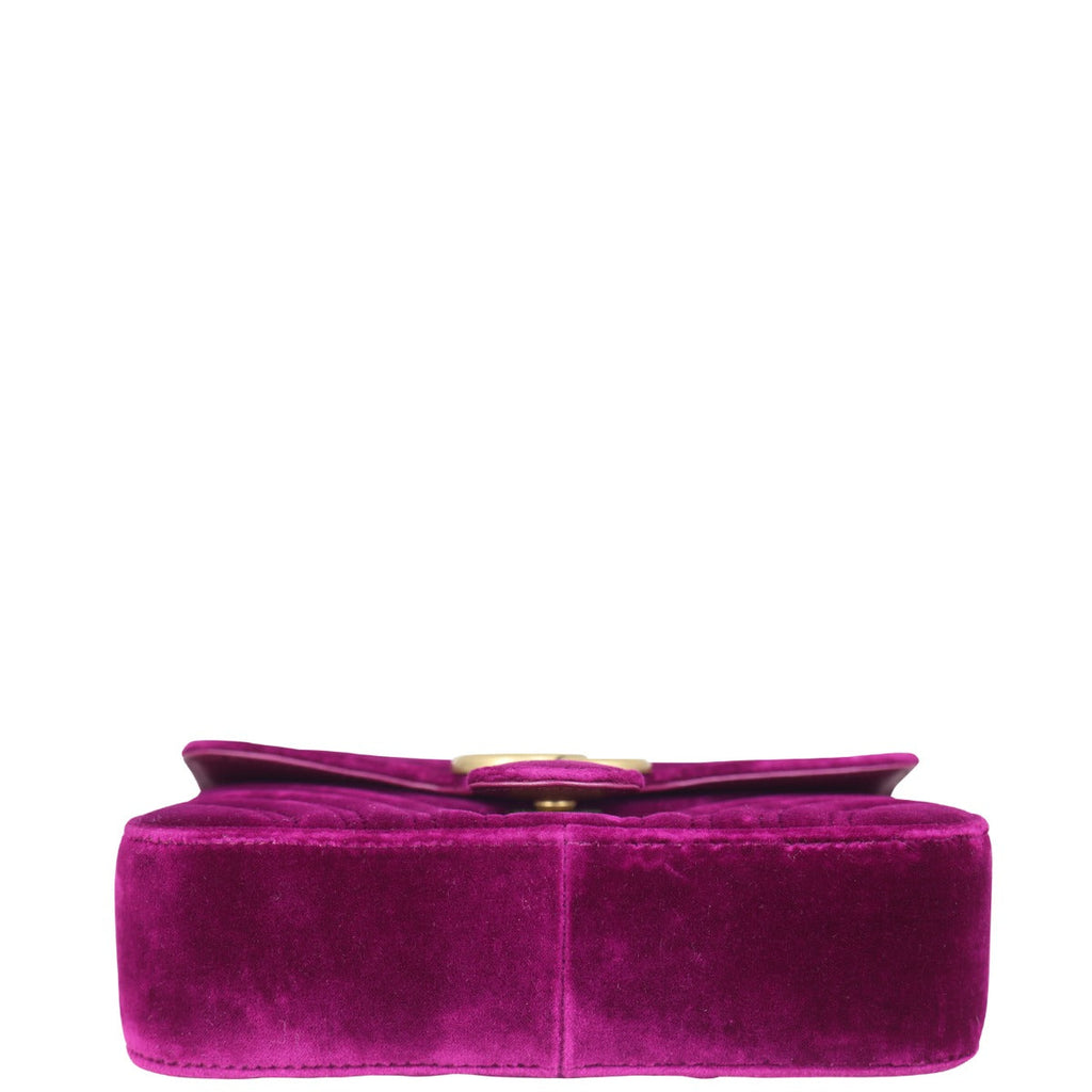 Gucci GG Marmont Velvet Mini Shoulder Bag