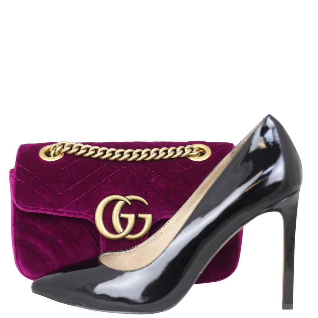 Gucci GG Marmont Velvet Mini Shoulder Bag
