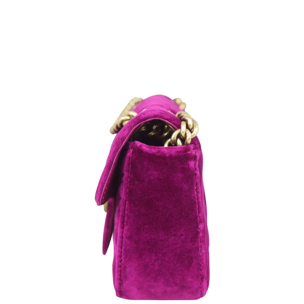 Gucci GG Marmont Velvet Mini Shoulder Bag
