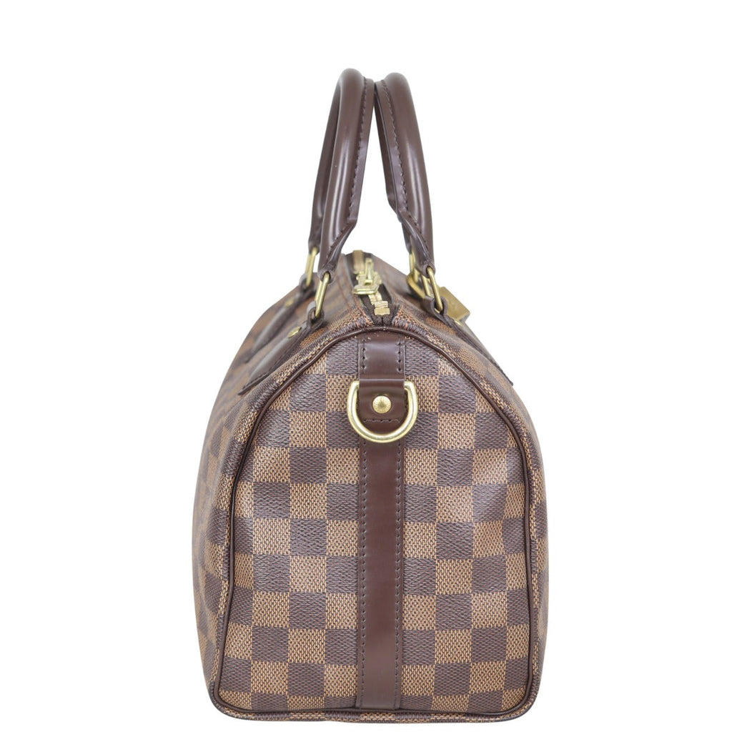 Louis Vuitton Speedy 25 Bandouliere Damier Ebene