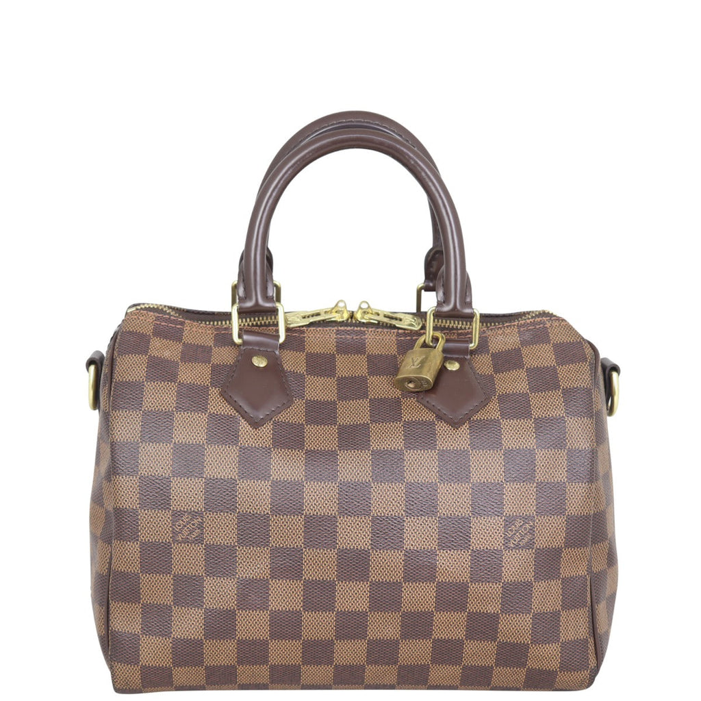 Louis Vuitton Speedy 25 Bandouliere Damier Ebene