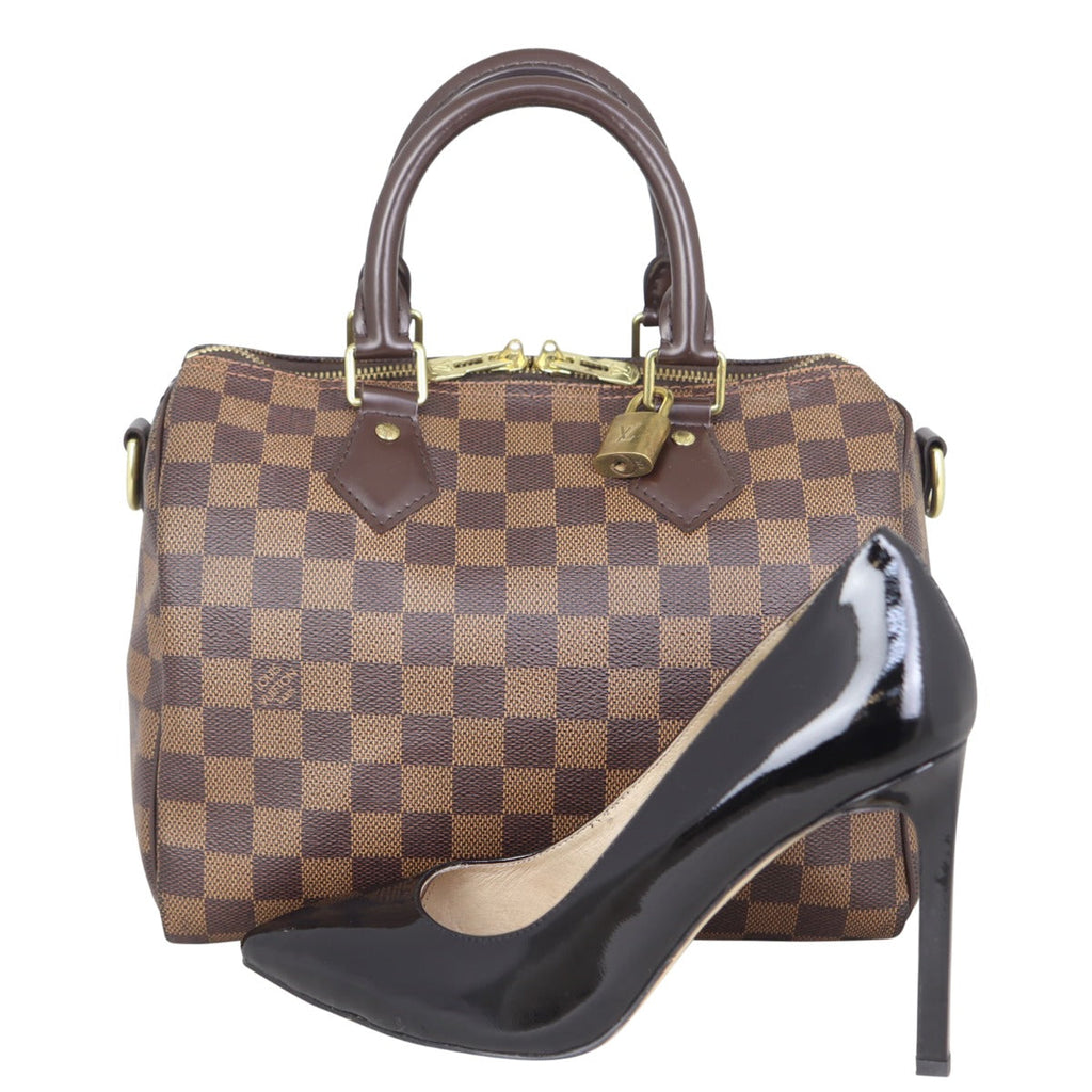 Louis Vuitton Speedy 25 Bandouliere Damier Ebene