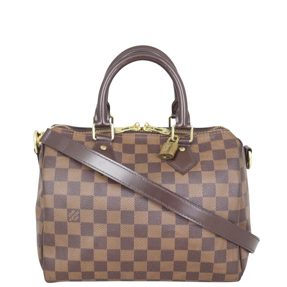 Louis Vuitton Speedy 25 Bandouliere Damier Ebene
