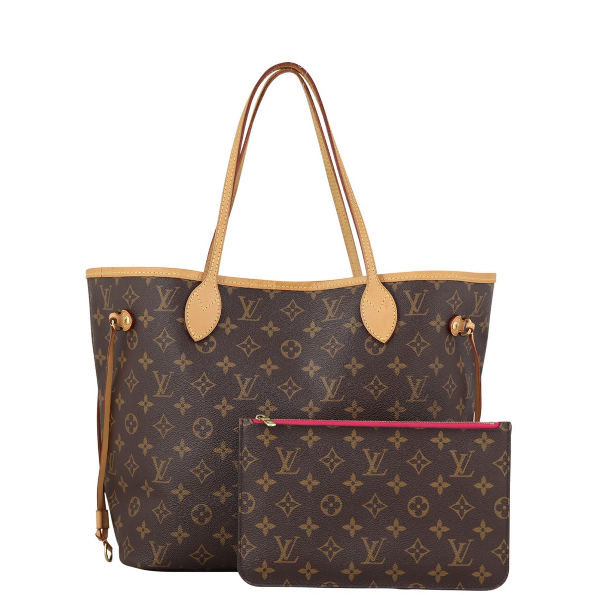 Louis Vuitton Neverfull MM Monogram with pouch