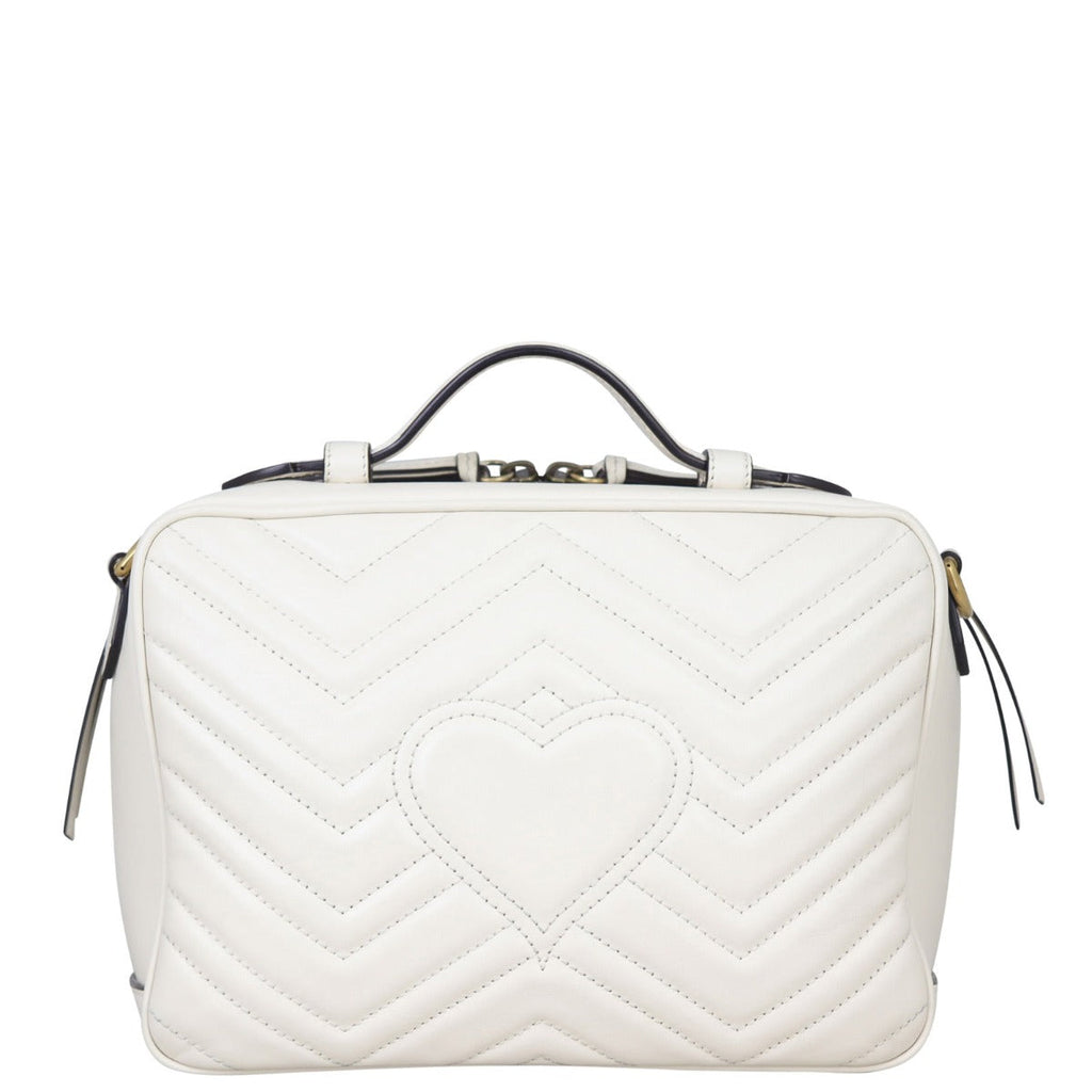 Gucci GG Marmont Small Top Handle Bag with Web Strap