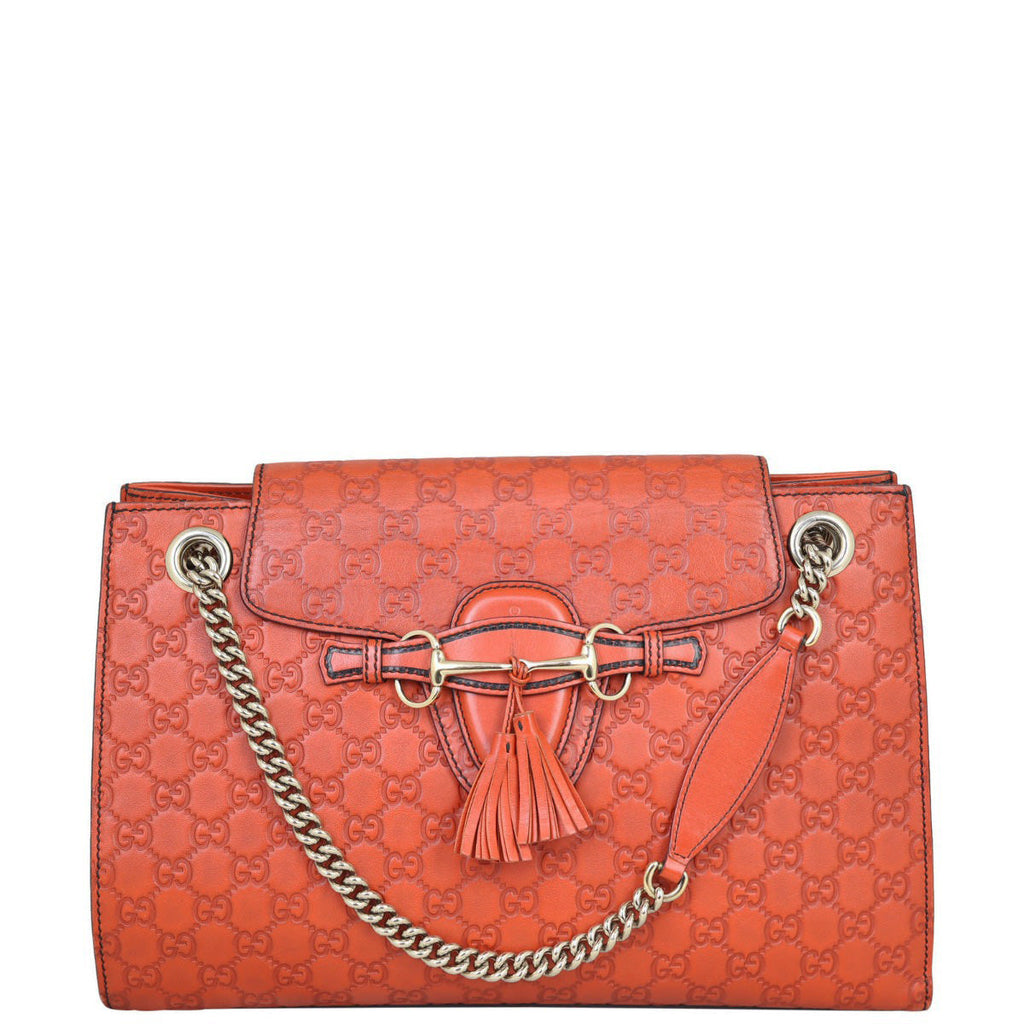 Gucci Emily Guccissima Chain Shoulder Bag