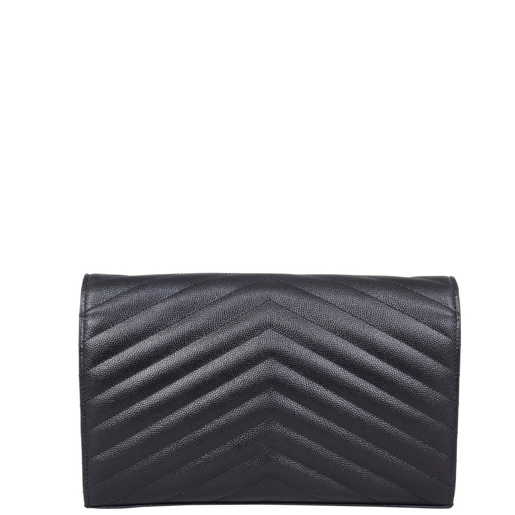 Saint Laurent Monogram Envelope Chain Wallet