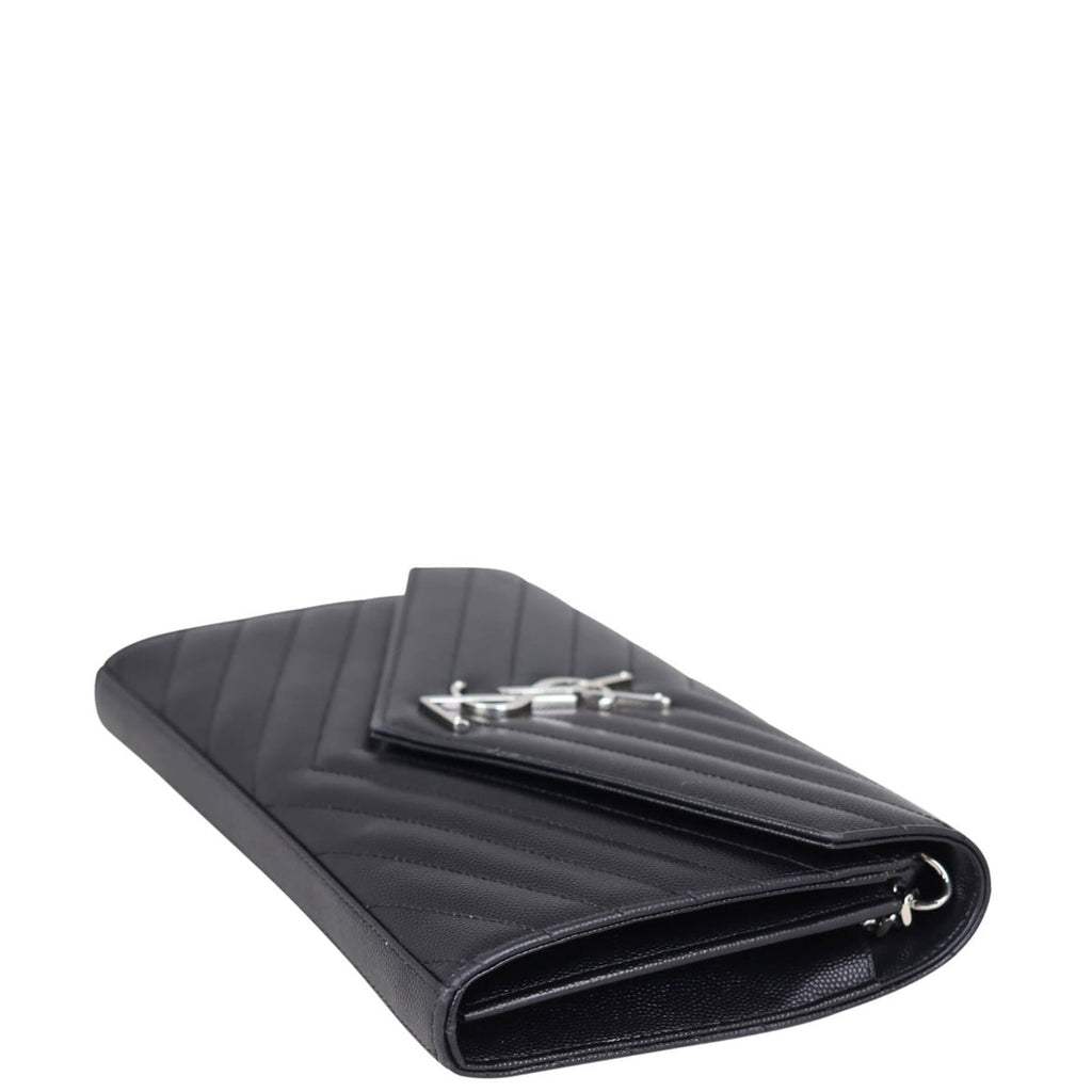 Saint Laurent Monogram Envelope Chain Wallet