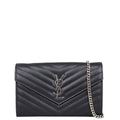 Saint Laurent Monogram Envelope Chain Wallet