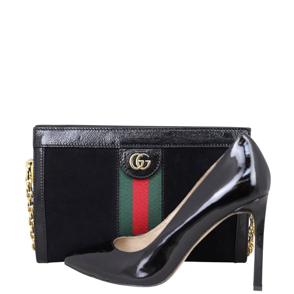 Gucci Ophidia Small Suede Shoulder Bag