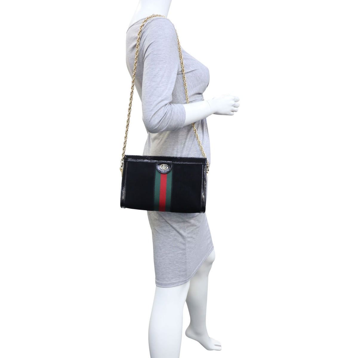 Gucci Ophidia Small Suede Shoulder Bag