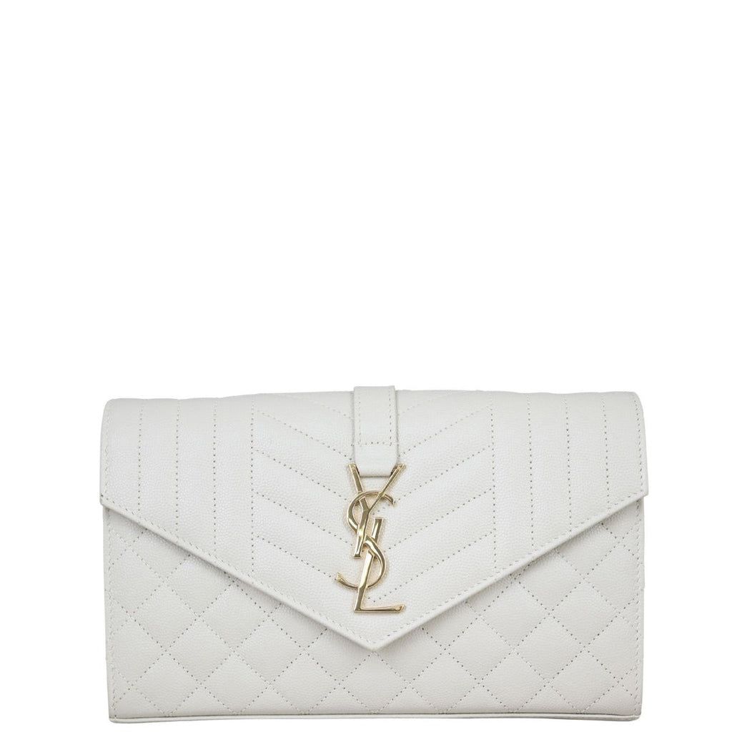 Saint Laurent Monogram Envelope Wallet on Chain