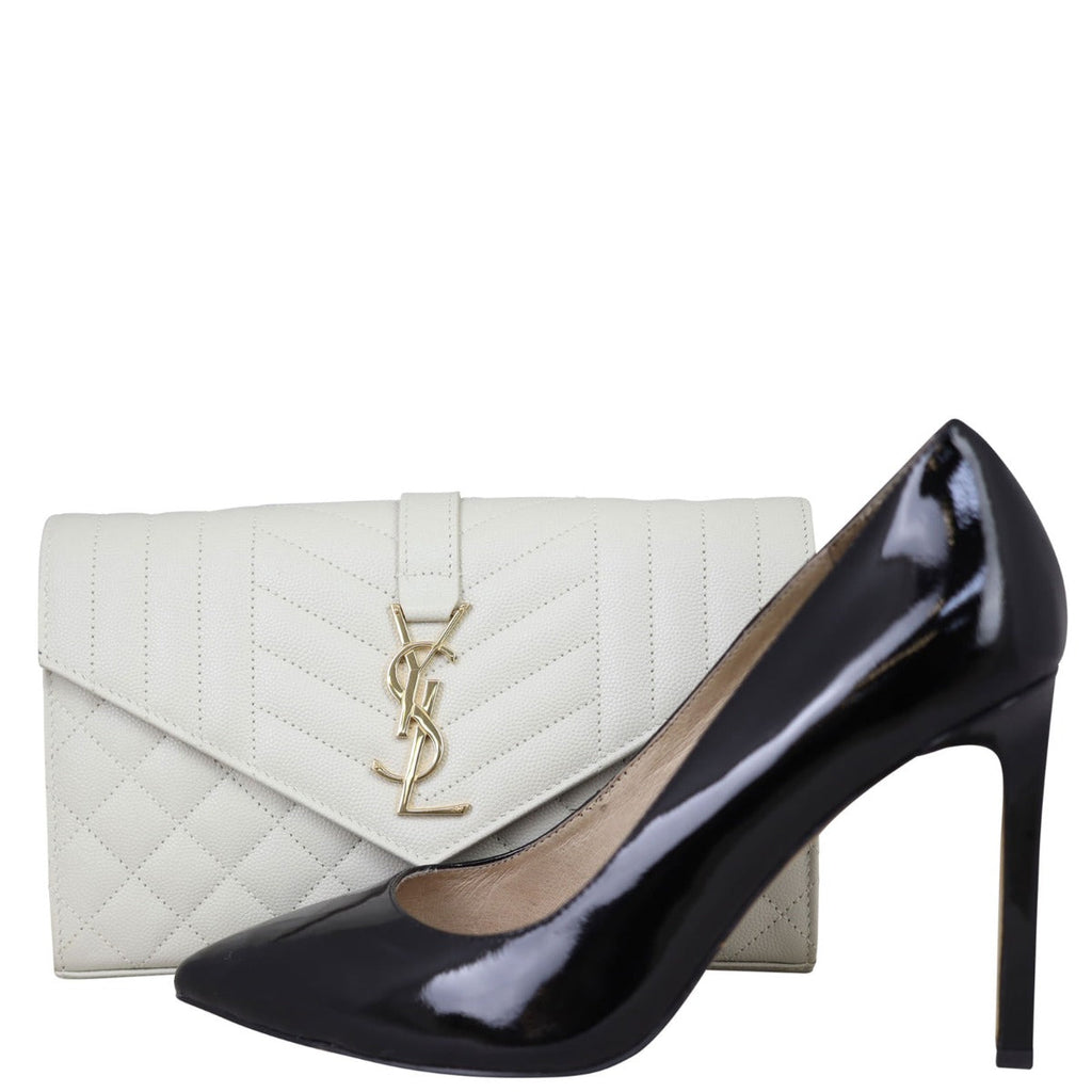 Saint Laurent Monogram Envelope Wallet on Chain