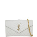 Saint Laurent Monogram Envelope Wallet on Chain