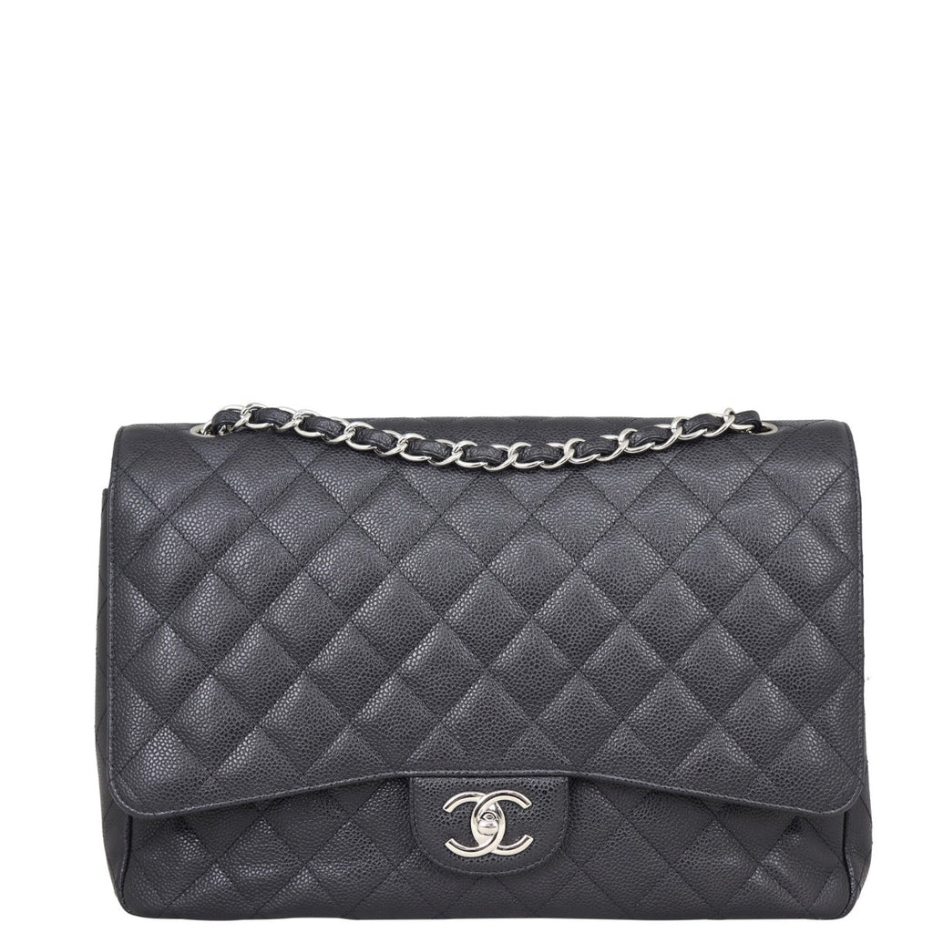 Chanel Classic Double Flap Maxi | Black SHW