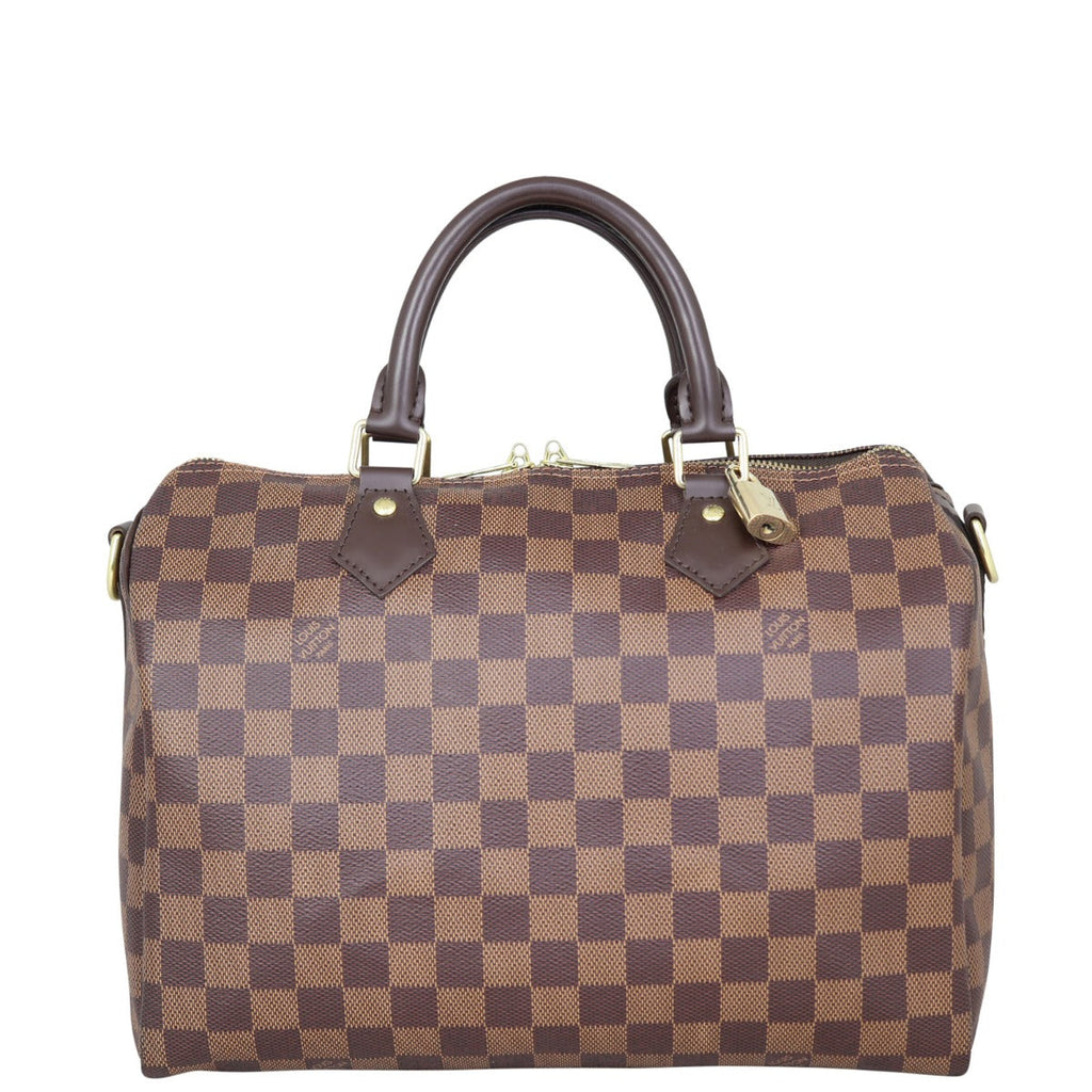 Louis Vuitton Speedy 30 Bandouliere Damier Ebene
