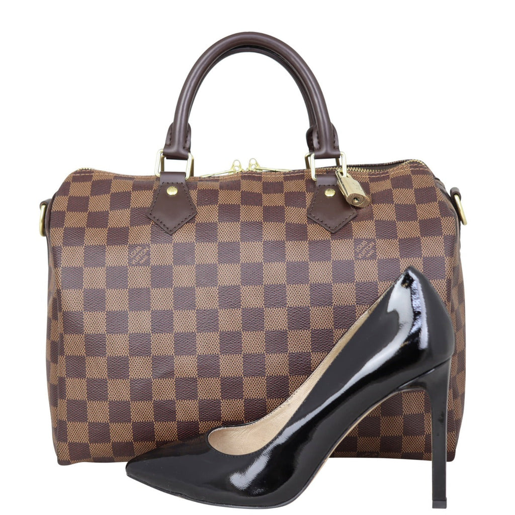 Louis Vuitton Speedy 30 Bandouliere Damier Ebene
