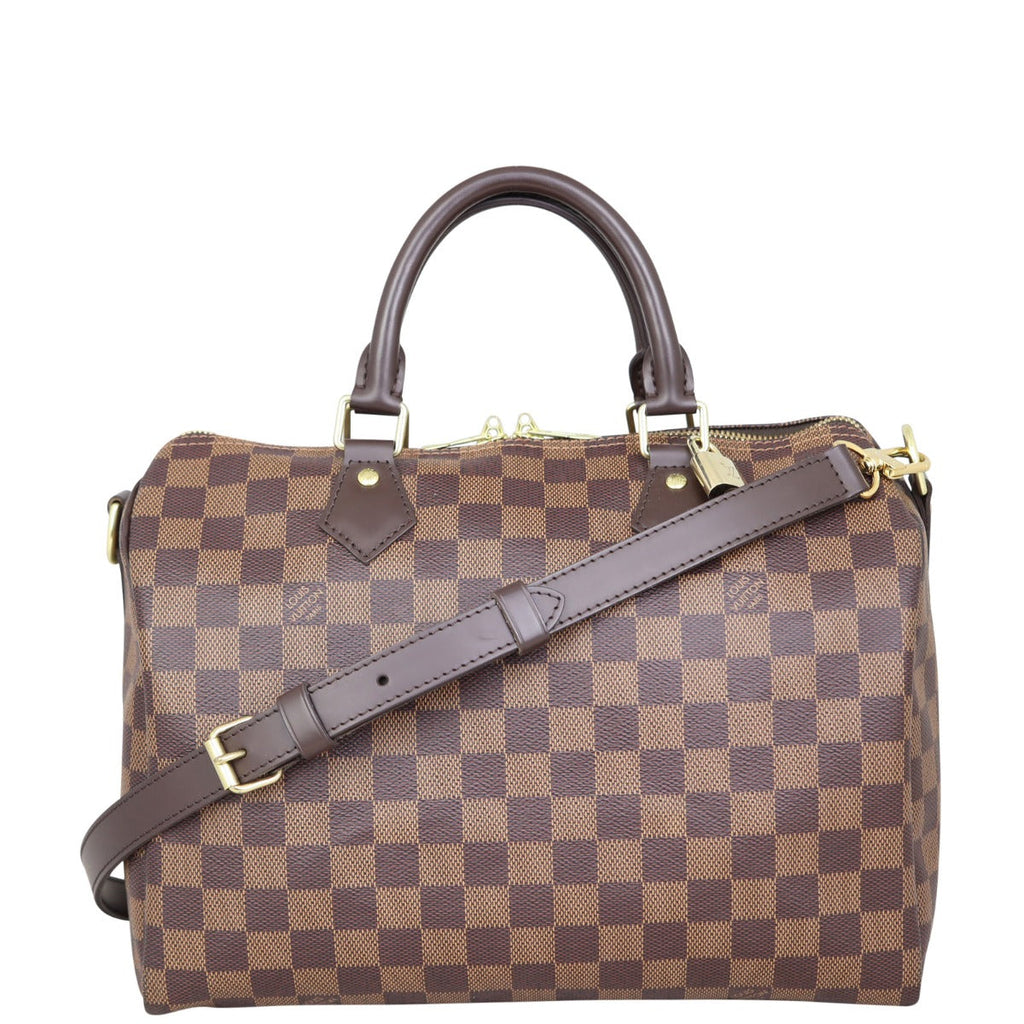 Louis Vuitton Speedy 30 Bandouliere Damier Ebene