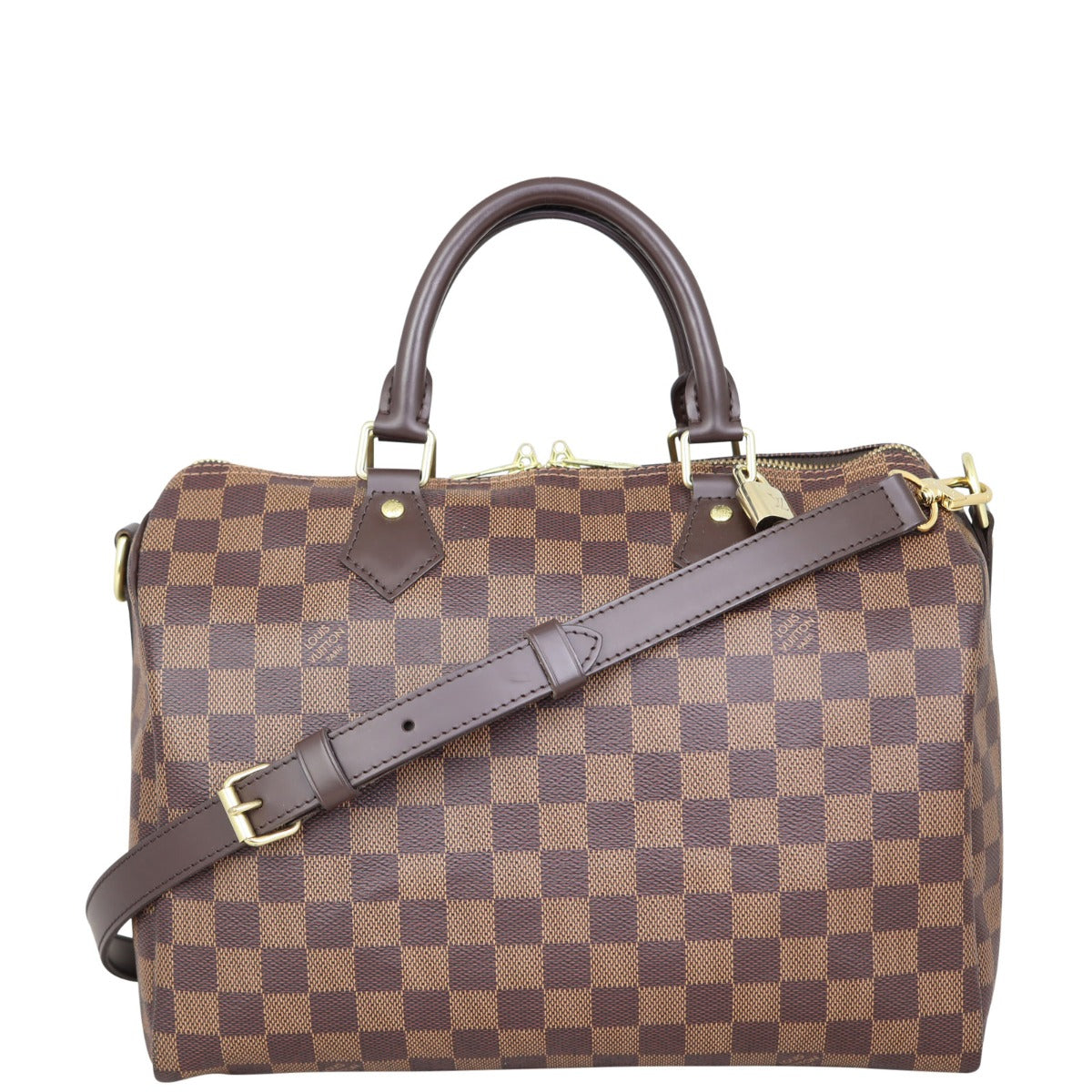 Louis Vuitton Speedy 30 Bandouliere Damier Ebene