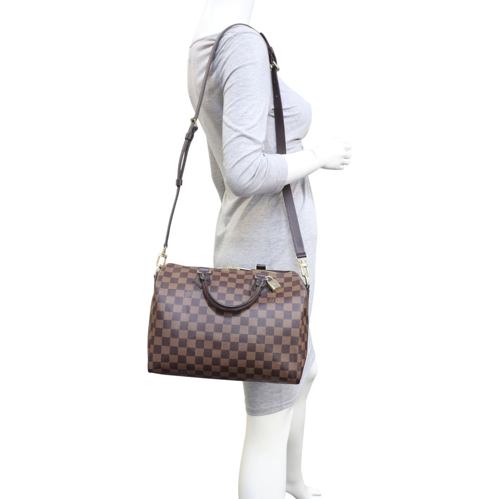 Louis Vuitton Speedy 30 Bandouliere Damier Ebene
