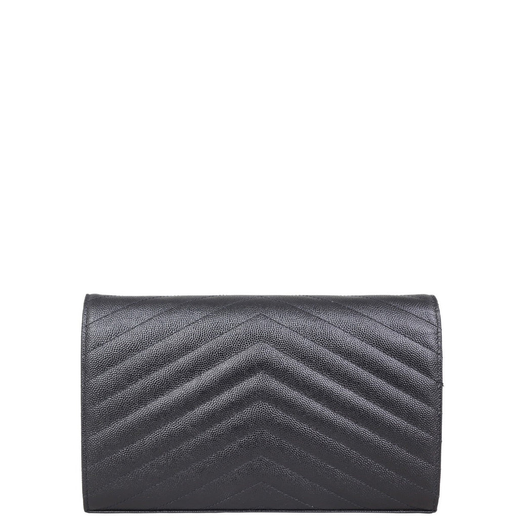 Saint Laurent Monogram Envelope Chain Wallet