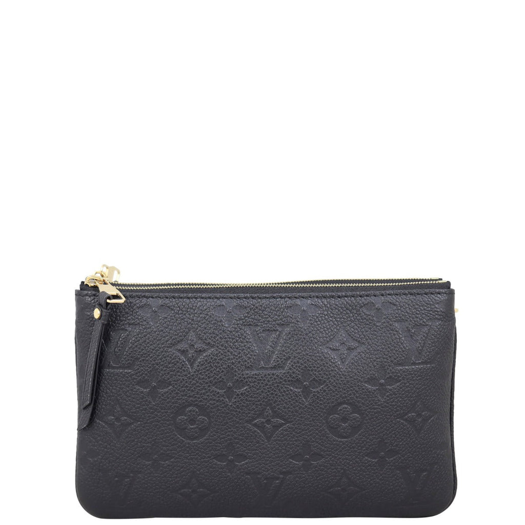 Louis Vuitton Double Zip Pochette Monogram Empreinte