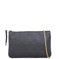 Louis Vuitton Double Zip Pochette Monogram Empreinte