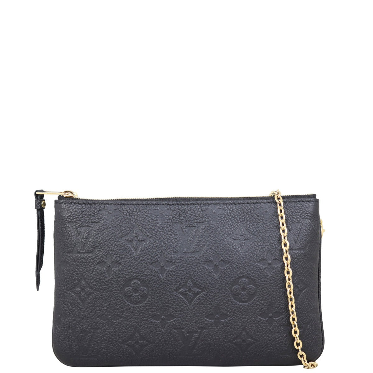 Louis Vuitton Double Zip Pochette Monogram Empreinte