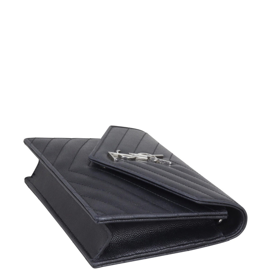 Saint Laurent Monogram Envelope Chain Wallet