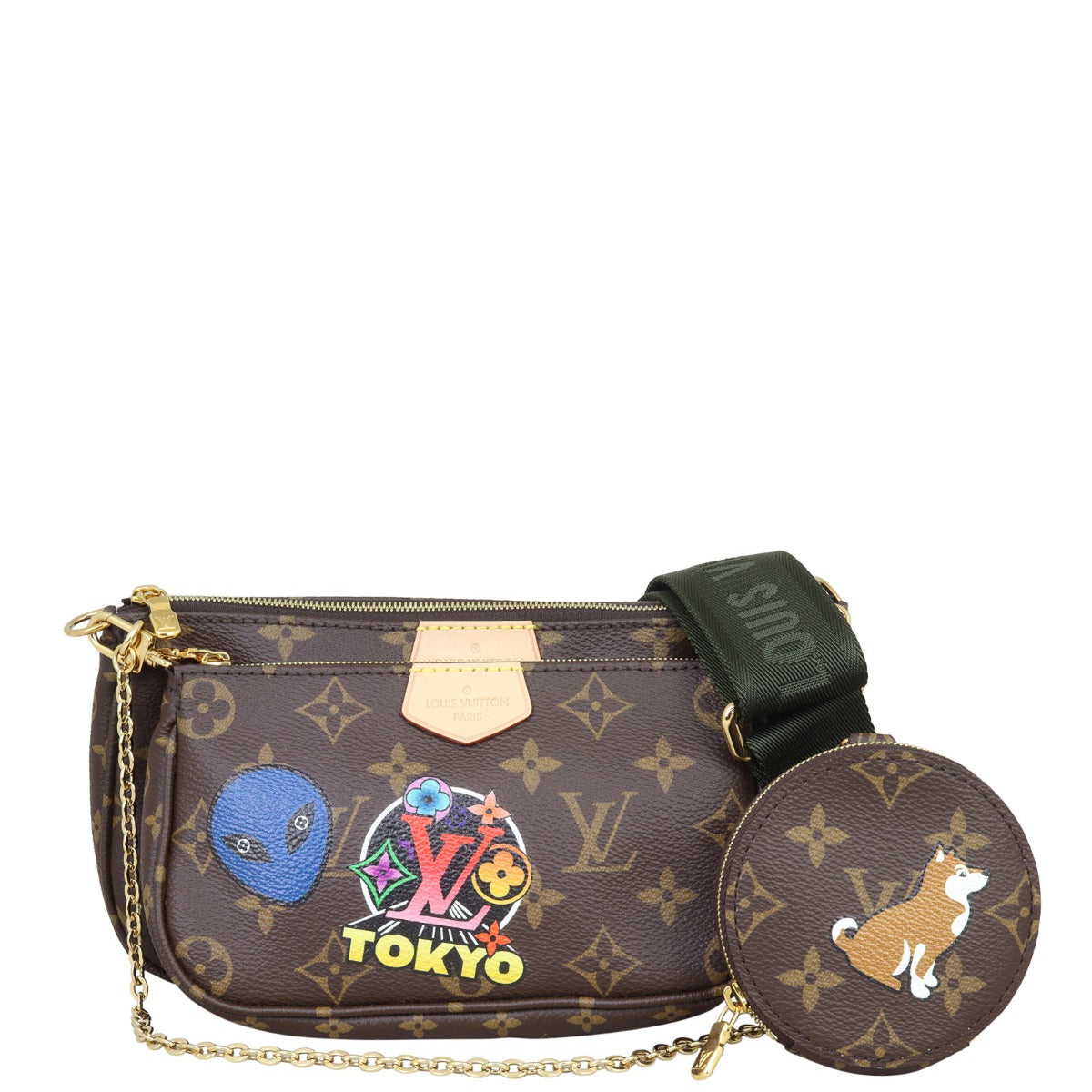 Louis Vuitton Multi Pochette Accessoires World Tour Monogram