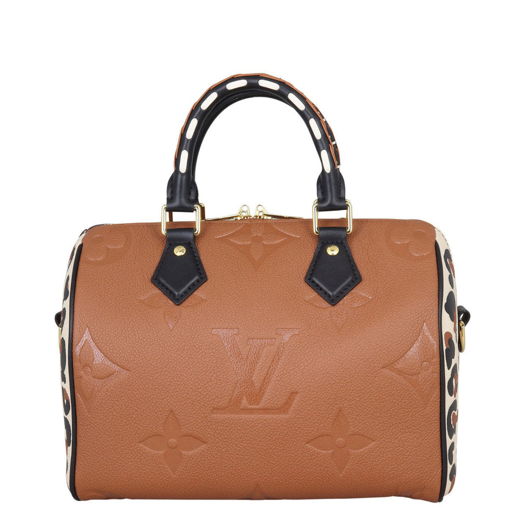 Louis Vuitton Speedy 25 Bandouliere Wild at Heart Monogram Empreinte Giant