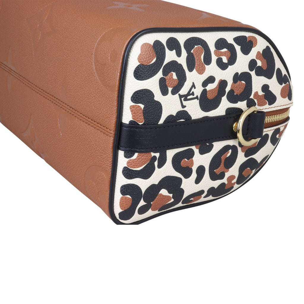 Louis Vuitton Speedy 25 Bandouliere Wild at Heart Monogram Empreinte Giant