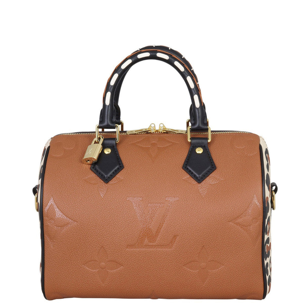 Louis Vuitton Speedy 25 Bandouliere Wild at Heart Monogram Empreinte Giant