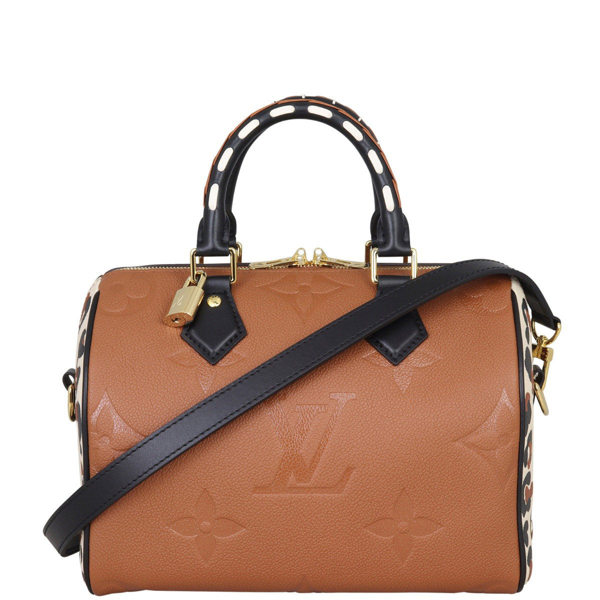 Louis Vuitton Speedy 25 Bandouliere Wild at Heart Monogram Empreinte Giant