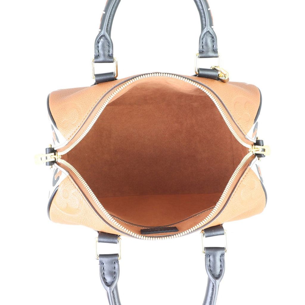 Louis Vuitton Speedy 25 Bandouliere Wild at Heart Monogram Empreinte Giant