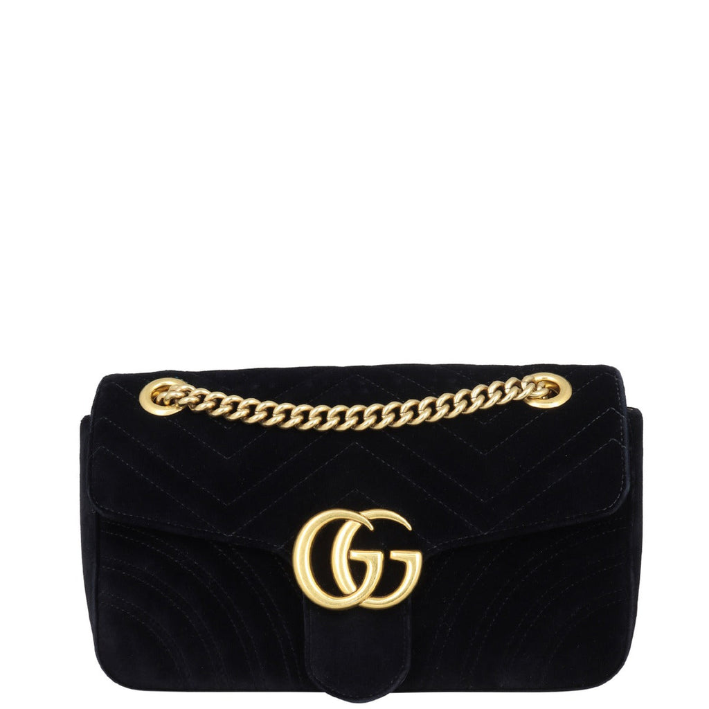 Gucci GG Marmont Velvet Small Shoulder Bag