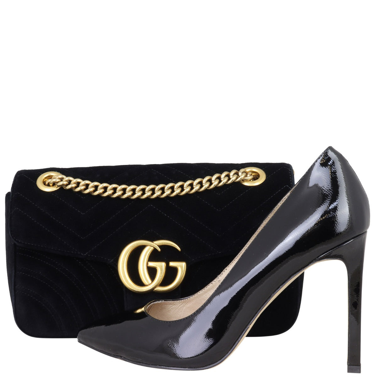 Gucci GG Marmont Velvet Small Shoulder Bag