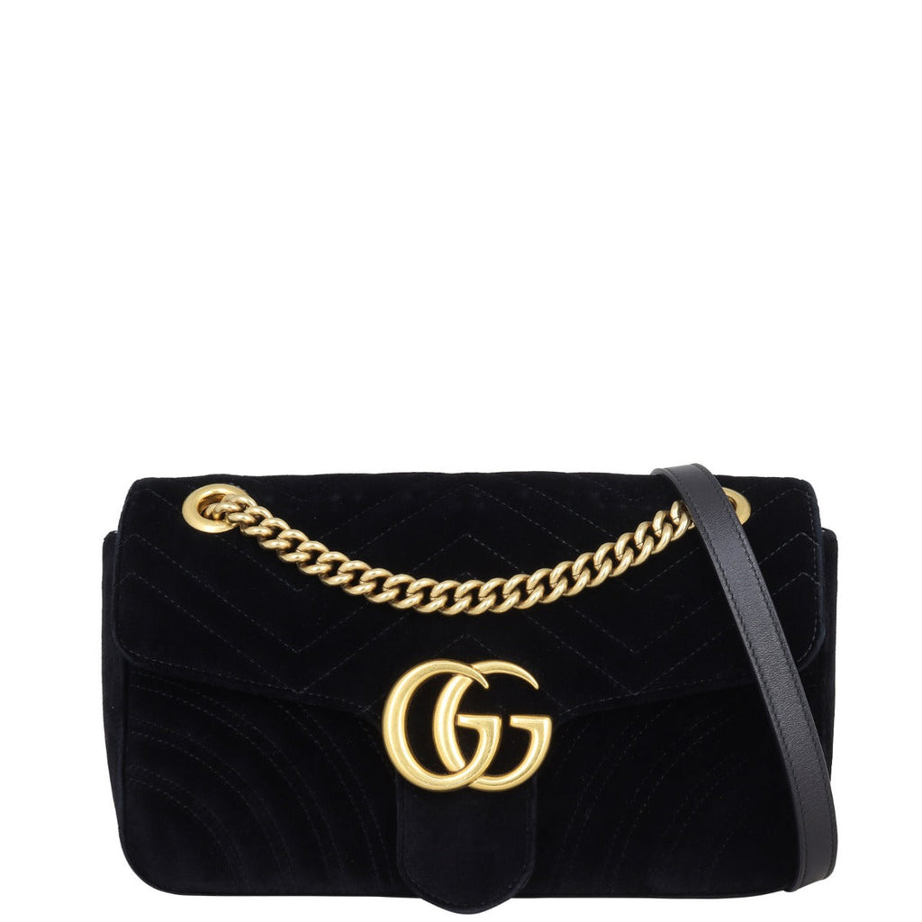 Gucci GG Marmont Velvet Small Shoulder Bag