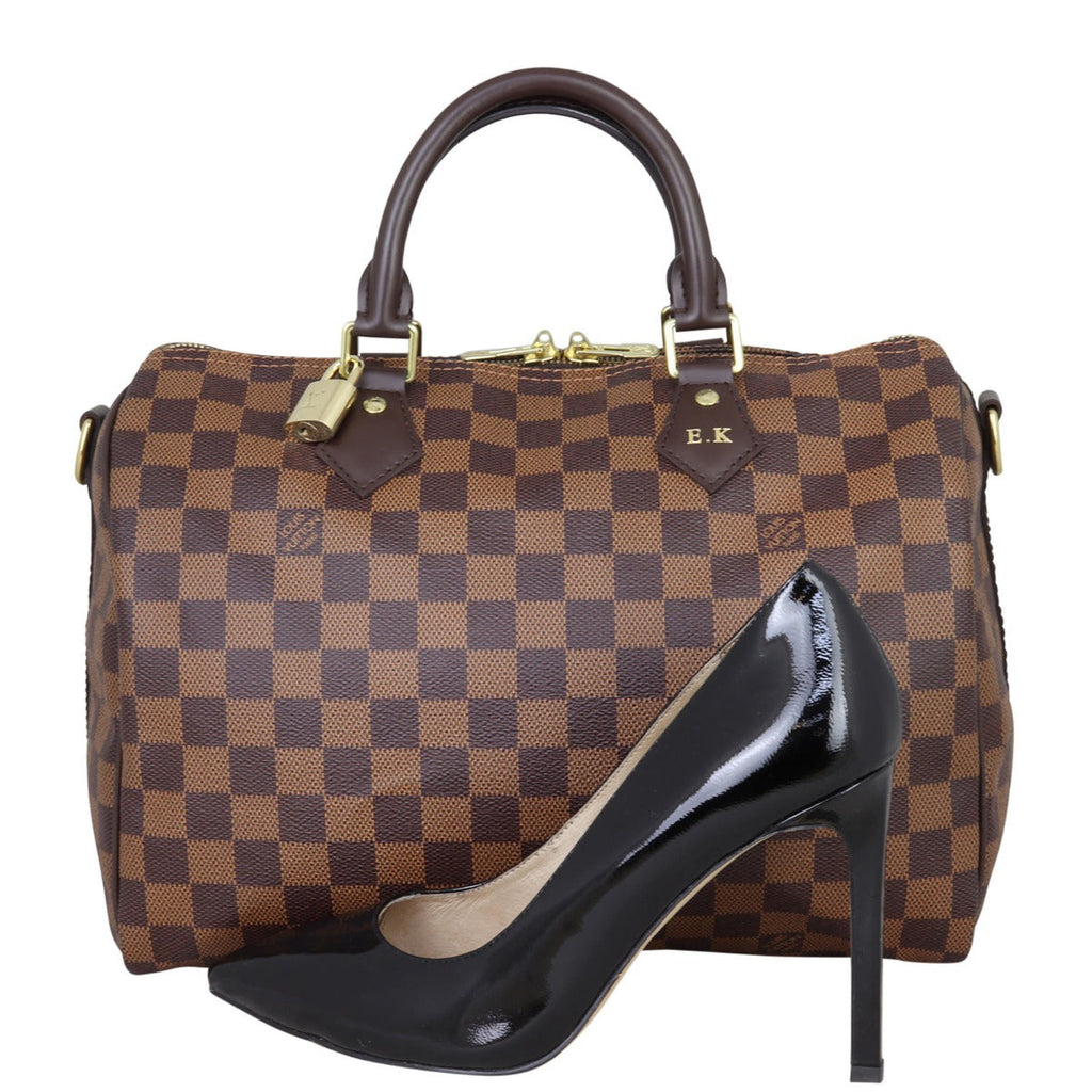 Louis Vuitton Speedy 30 Bandouliere Damier Ebene