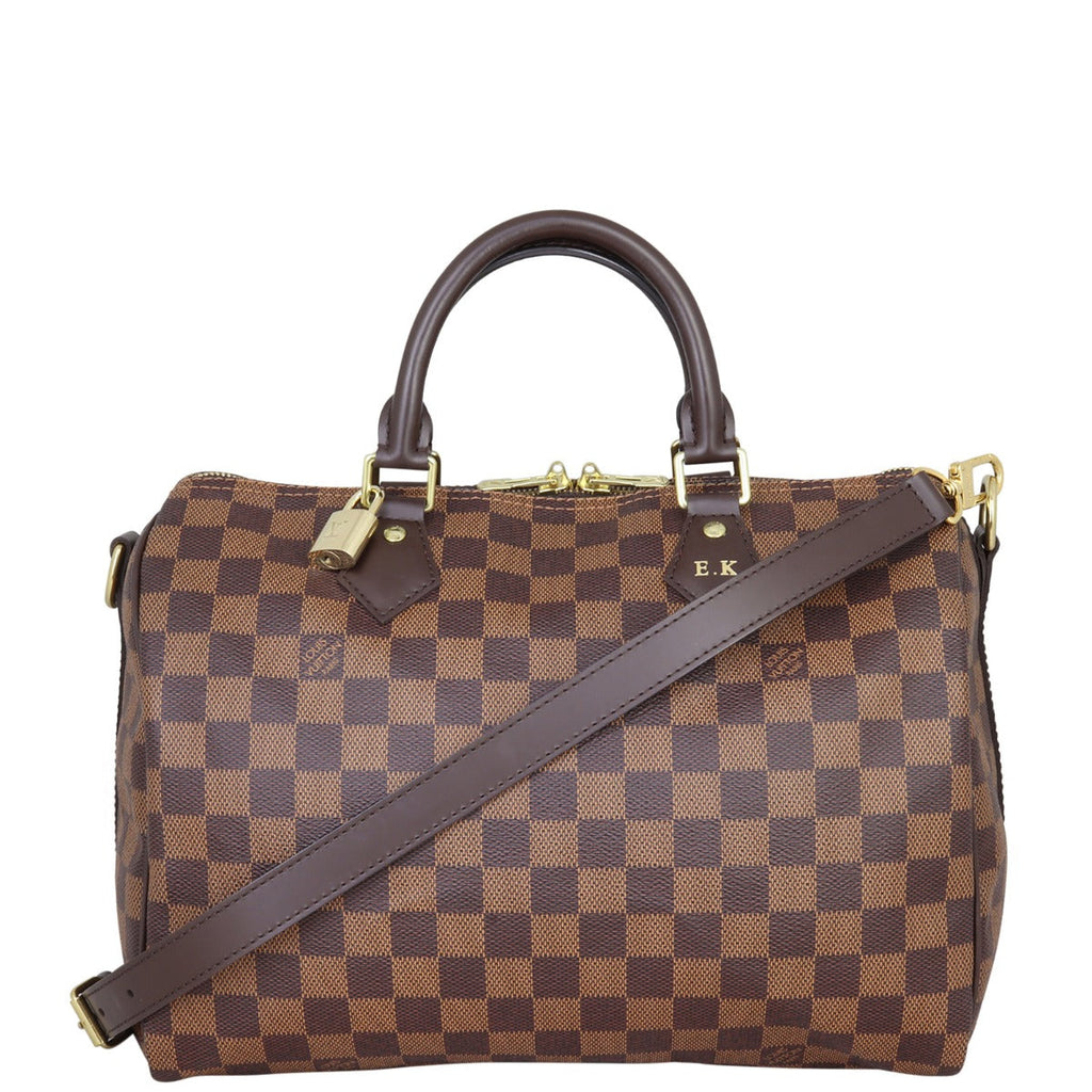 Louis Vuitton Speedy 30 Bandouliere Damier Ebene
