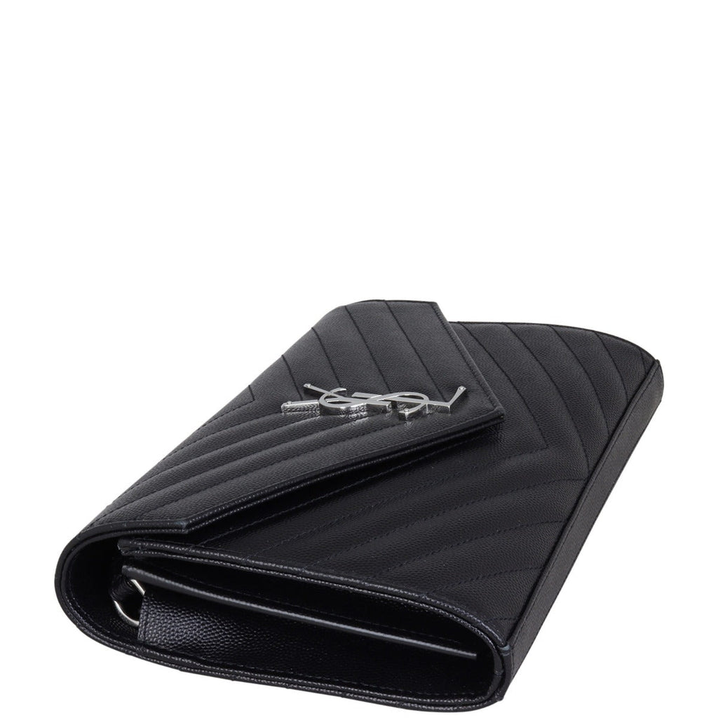 Saint Laurent Monogram Envelope Chain Wallet