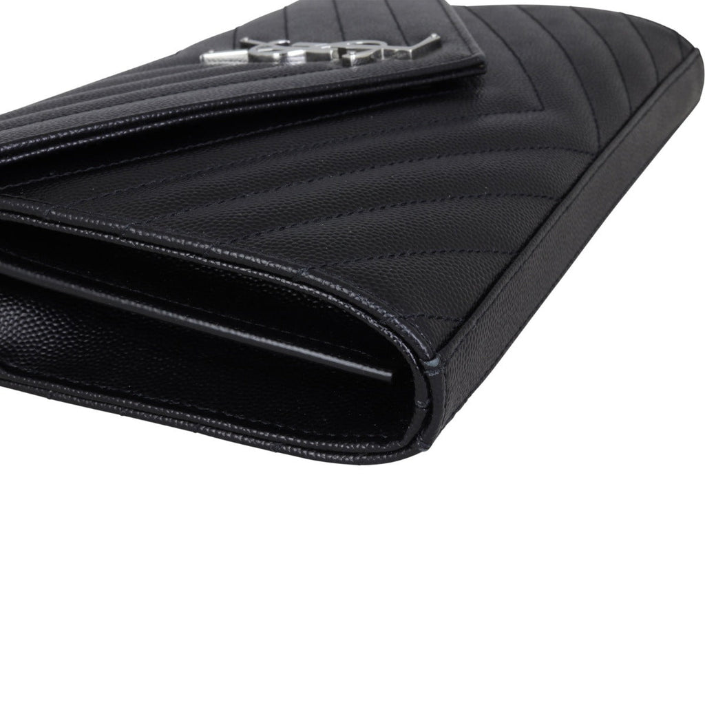 Saint Laurent Monogram Envelope Chain Wallet