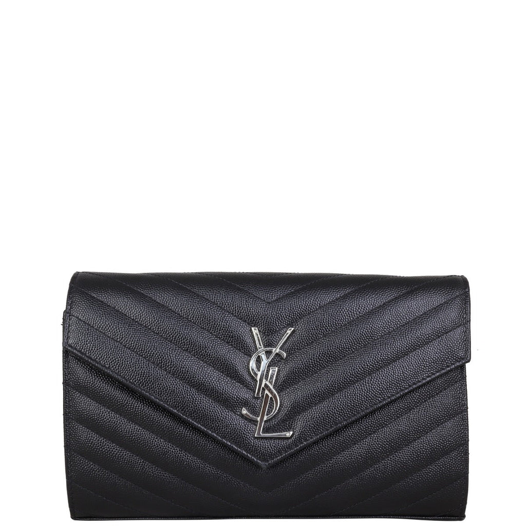 Saint Laurent Monogram Envelope Chain Wallet